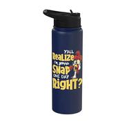Yall Do Realize I'm Gonna Snap One Day Right - Chicken Lover Stainless Steel Insulated Water Bottle