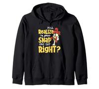 Yall Do Realize I'm Gonna Snap One Day Right - Chicken Lover Zip Hoodie