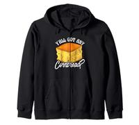 Y'all Got Any Cornbread Southern Food Humor Saying Zip Hoodie
