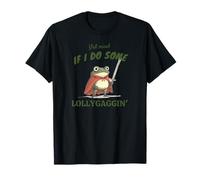 Y'all mind If I Do Some Lollygaggin' Funny Frog in Red Cape T-Shirt