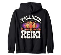 Y'all Need Reiki Energy Healing Zip Hoodie