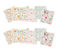 Yallmie 12Pcs Papaya Reusable Paper Towels, Swedish Dishcloths Reusable Eco Cloth Kitchen Cloth, Washable Dish Cloths Biodegradable Dishcloths Sponge Cloths Kitchen for Table, Car
