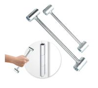 Yallmie 2Pcs Hinges Gap Adjusting Wrench, Door Hinge Adjustment Tool 14-18Mm Hinge Adjustment Wrench, Hinge Repair Tool 23-25Mm Door Hinge Repair Spanner for Fire Clean Room (A)