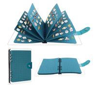 Yallmie 8 Pages Pin Badge Holder Book, Pin Badge Display Case Enamel Pin Display Book, pin storage book Portable Collector Pins Storage, Pin Display Holder for Store Up To 350 Pins (Green)