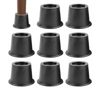 Yallmie 8Pcs Bed Risers, Furniture Risers 2Inch Desk Riser Blocks, Table Risers Chair Risers Heavy Duty Furniture Raising Blocks, Sofa Feet Risers Supports to 1300 Lbs for home, office, Dorm