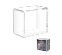 Yallmie Acrylic Display Case, Clear Acrylic Boxes for Display Protect Your Elite Trainer Box From Wear, Dustproof Stackable Etb Acrylic Case for Collectors (20.3x10.1x17.7cm)