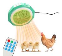 Yallmie Chicken Coop Heater, Chick Brooder Heater with 500W Radiant Heat Poultry Heat Lamp, Adjustable Temperature (27℃ to 36℃) Chick Brooder Heating Plate for Poultry