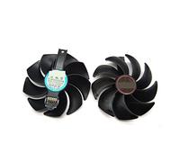 YALLS 95mm 6pin FD10015M12D DC12V RX5700 XT GPU Cooler Fan Replace Compatible For Sapphire RX 5500 5600 5700XT PULSE Cooling Fans (Color : 2PCS)