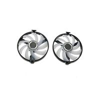 YALLS FDC10U12S9-C Cooler Fan Replace Compatible For XFX Radeon RX 470 480 580 RX580 RX480 RX470 EDITION Crimson Graphics Card Cooling Fan (Color : Red light 2PCS)
