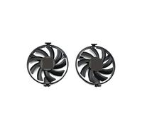 YALLS FDC10U12S9-C RX480 RX470 Cooler Fan Replace Compatible For XFX Radeon RX 480 470 470D RS Black Wolf Graphics Card Cooling Fan (Color : 2PCS)