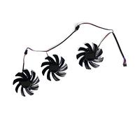YALLS NEW 3PCS 85MM 4PIN 0.45A FDC10H12S9-C RADEON RX 6700 XT GPU FAN Compatible For XFX Compatible For SPEEDSTER SWFT 309 RADEON RX 6700 XT 12GO Cooling Fans (Color : FDC10H12S9-C)