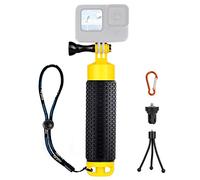 YALLSAME Floating Hand Grip for GoPro Hero 13 12 11 10 9 8 7 6 5 4 Mission | Waterproof Handler Underwater Handle Mount with Detachable Tripod Stand for GoPro DJI Action for Diving Snorkeling Swimming
