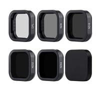 YALLSAME ND Filter for GoPro Hero 12/11/10/9 Black/Hero 11 Black Mini | Multi-coated Lens Filter Set-CPL/ND64/ND32/ND16/ND8 and Lens Cap Cover for Go Pro 9-12, Motion Blur & Reduce Glare