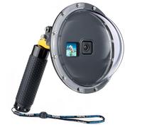 YALLSAME Underwater Dome Port for GoPro Hero 13 12 11 10 9 Black, 147ft Diving Dome with Waterproof Case, Floating Hand Grip, Trigger for Go Pro 9 10 11 12 13 Underwater Photography
