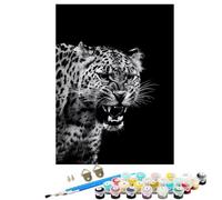 YALNSENN Paint by Numbers for Adults, DIY Painting Animal Leopard Paint by Numbers for Beginners Kits, Oil Paintings Crafts Adults Hobbies for Women Gifts, Home Wall Decor 32 x 44 inch SYLWK397