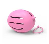 YalsFTY Silicone Makeup Sponge Holder, Double-Sided Breathable Beauty Blender Case for Travel & Daily Use, Shatterproof Hygienic Storage, Quick-Drying & Fits All Sponges (Rose)