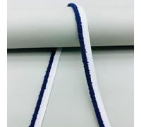 Yalulu 20 Yards Plush Piping Trim, Furry Piping Cord, Insert Piping Cord for Sewing, Upholstery Piping Trimming for Apparel Sewing (Navy Blue)