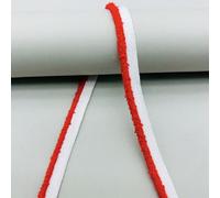 Yalulu 20 Yards Plush Piping Trim, Furry Piping Cord, Insert Piping Cord for Sewing, Upholstery Piping Trimming for Apparel Sewing (Red)
