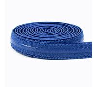 Yalulu 20 Yards Silicone Non-Slip Elastic Band, 10mm Stretch Non-Slip Strap Rubber Band for Underwear, Bra, DIY Craft Accessories (Gem Blue)