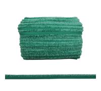 Yalulu 20 Yards Velvet Piping Trim, 10mm Wide Piping Cord Trim Piping Tape for Sewing DIY Crafting Fabric Edge Trim (Green)