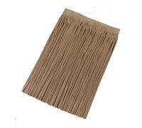 Yalulu 60 x 56cm Suede Leather Fringe Tassel Trim,Faux Suede Tassels Lace Fringe Edging Trims Ribbon Adornment DIY Craft Cloth Bag Fringe Trimmings (Light Brown)