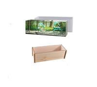 Yalulu Large Rectangle Resin Casting Mould, Cuboid Epoxy Silicone Mould, Resin Epoxy Moulds for DIY Bookends, Dried Flower/Insect Specimen (18x8cm)