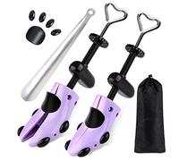 Shoe Stretcher, Plastic Pair of 4-way Adjustable Shoe Expander Shoe Tree Widener for Wide Feet Bunions, Light Purple for Women’s Shoes Us Size 5.5-10, Medium