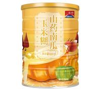 Yam Pumpkin Corn Paste, Nutritious Breakfast Meal Substitute Powder 500G/can, Instant Boiled Full Meal Substitute Congee, Cereals and Vegetables (2 can)
