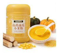 Yam Pumpkin Millet Powder, 500g Jar, Natural Grain Breakfast Drink, Instant Rice Paste, Easy to Brew, Smooth & Sweet, No Artificial Additives