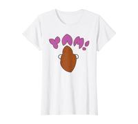 YAM! Value Graphic T-Shirt, Women, White, XL