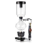 YAMA Glass 3 Cup Tabletop Siphon Gravity Coffee Maker with Alcohol Burner