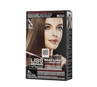 Yama Yamaliss LISS REPAIR KIT Brazilian Keratin Hair Straightening 120ml + 90g | for dark hair | Up to 12 weeks | with peptides and amino acids that restore hair keratin