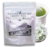 YAMAEI, Matcha Infused Green Tea Bags, 40 packs/80 g, Biodegradable Filter, Japanese Teabags