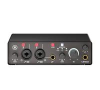 Yamaha 2-in/2-out USB-C Audio Interface with 24-bit/192kHz Support, 2 Combo Inputs, Direct Monitoring, Loopback Function, and Steinberg Software Suite, Black UR22MK3 B