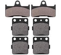 yamaha 660 grizzly brake pads-KIMISS 6pcs Efficient Brake Stable Coefficient Of Friction Function Motorcycle Front Rear Brake Pads for Grizzly 660 4x4 YFM660F 02-08