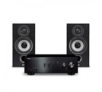 Yamaha A-S301 & Elac Debut B5.2 Speakers Black Hi-Fi Bundle