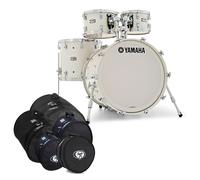 Yamaha Absolute Maple Hybrid 4pc Shell Pack Polar White w/Bag Set