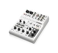 Yamaha AG06 - Studio mixer with USB capabilities for audio, streaming and recording, in white