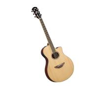 YAMAHA APX600 Electro-Acoustic Guitar - Slim Thinline Body, 25” Scale, System65 Pickup, 3-Band EQ, Built-In Tuner, Oval Soundhole - Natural