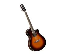 YAMAHA APX600 Electro-Acoustic Guitar - Slim Thinline Body, 25” Scale, System65 Pickup, 3-Band EQ, Built-In Tuner, Oval Soundhole - Old Violin Sunburst