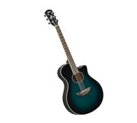 YAMAHA APX600 Electro-Acoustic Guitar - Slim Thinline Body, 25” Scale, System65 Pickup, 3-Band EQ, Built-In Tuner, Oval Soundhole - Oriental Blue Burst
