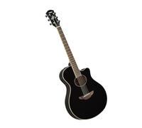 YAMAHA APX600 Electro-Acoustic Guitar - Slim Thinline Body, 25” Scale, System65 Pickup, 3-Band EQ, Built-In Tuner, Oval Soundhole - Black