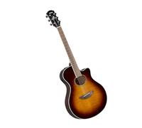 YAMAHA APX600FM Electro-Acoustic Guitar - Flame Maple Top, Slim Thinline Body, 25” Scale, System65 Pickup, EQ, Built-In Tuner - Tobacco Brown Sunburst