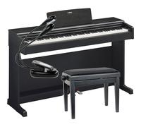 Yamaha Arius YDP-145B Upright Digital Piano + Bench + Lectern Light