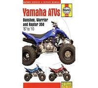 Yamaha Banshee, Warrior & Raptor 350 ATVs: 1987 to 2010 (Haynes Service & Repair Manual) by Anon (May 18, 2015) Paperback