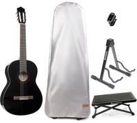 Yamaha C40II Classical guitar BK SET 4/4 Gloss Black Classical guitar