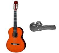 Yamaha CGS102AII - Natural - Half Sized Classical Guitar for Students and Beginners & Stagg 17399 1/2 Size Classical Guitar Bag - Black