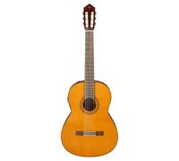 YAMAHA CGX122MS Full-Size Classical Electro-Acoustic Guitar, Natural Matte | Solid Engelmann Spruce Top, 650 mm Scale, Nylon Guitar with Rich Tone, Comfortable Playability and System73 Pickup