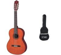 Yamaha CS40II Classical Guitar for Learners, 3/4 Size - Traditional Western Body - Natural & 3rd Avenue 3/4 Size Classical Guitar Gig Bag Padded Cove