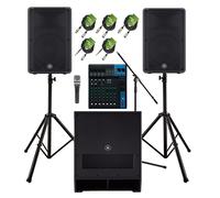 Yamaha DBR15 Complete PA System Bundle